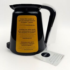 NEW Keurig 2.0 Replacement Black/Chrome Coffee Pot K-Carafe Lid 32oz. 1Qt.